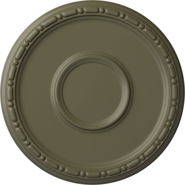 Ekena Millwork Medea Ceiling Medallion (Fits Canopies up to 5 1/2"), Hnd-Painted Spartan Stone, 16 1/2"OD x 1 1/2"P CM16MDSSF - main
